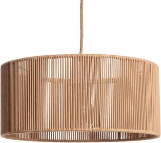 Sweeek L&aacute;mpara colgante de techo con fibra natural, 40cm, natural
