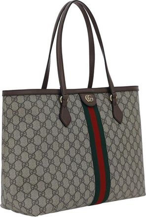 Gucci Womens Ophidia Shoulder Bag Multicolor Polyester Cotton Polyurethane