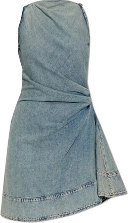 Alexander McQueen Denim Dress - Dames - Korte kleedjes - Blauw - S - Denim - Kleedjes