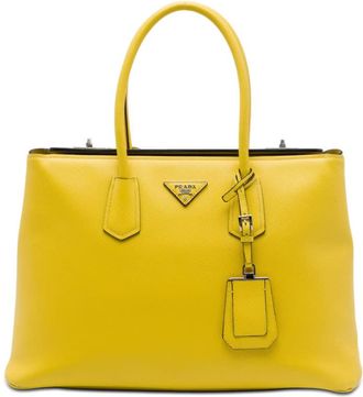 Prada Pre-owned Prada Saffiano Cuir Double Tote Ladies T5WL67XJB4VF0J9F