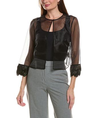 Tyler B&ouml;e Elise Feather Trim Top