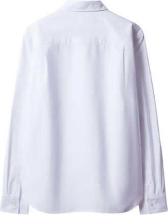Maison Kitsun&eacute; Cotton Fox-Embroidered Shirt - White
