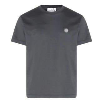Stone Island Loodgrijs T-shirt - Heren - T-shirts - Grijs - S - Tops