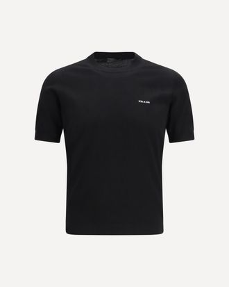 Prada C-Neck Knit in cotton Male 48
