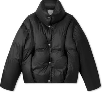 Axel Arigato Echo Pufferjas - Dames - Gewatteerde jassen - Zwart - M - Nylon - Jassen