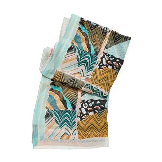 Missoni Sciarpa in Seta Stampata - - Accessories - Donna - Multicolore - ONE SIZE