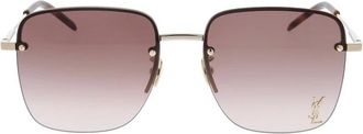 Saint Laurent Stijlvolle Zonnebril voor Trendy Look - unisex - Zonnebrillen - Geel - ONE Size - Accessoires