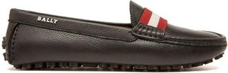 Bally Mocassini con dettaglio a righe - Nero