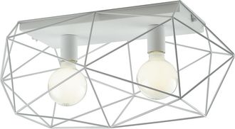 Luce-Ambiente-Design Abraxas ceiling light in White Metal 30x60x27cm