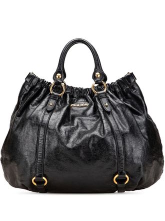miumiu トートバッグ　BLACK おまけ付きMARCBYJACOBS Miu Miu Borsa in Black | Lyst