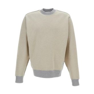 Arte Sweatshirts, male, Gray, Size: XL Reversible Label Crewneck