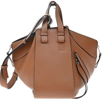 Loewe Hammock Leather Brown Leather Handbag (Pre-Owned)