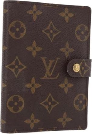Louis Vuitton Pre-owned Day Planner Cover - Dames - Vintage Accessoires - Bruin - ONE Size - Vintage