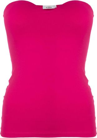 Amir Slama strapless tube top - women - Polyamide/Elastane - PP - Pink