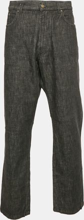 Ermenegildo Zegna Grey Denim Regular Fit Jeans