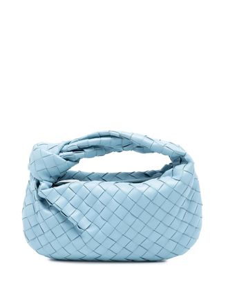 Bottega Veneta 2012-2025 Mini Nappa Intrecciato Jodie hobo bag - women - Nappa Leather - One Size - Blue