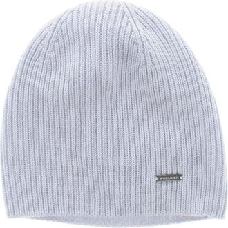 Woolrich Light Blue Knitted Beanie Cap