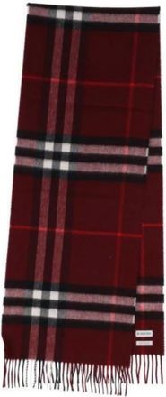 Burberry Accessoires, Dames, Bruin, ONE Size, Kasjmier, Check Cashmere Sjaal