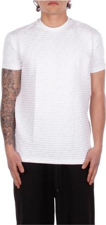 Dsquared2 Tops, Heren, Wit, M, T-shirts en Poloshirts