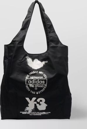 Yohji Yamamoto logo print tote bag