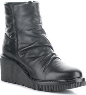 Bos. & Co. Alina Waterproof Platform Wedge Bootie in Black at Nordstrom Rack, Size 10-10.5Us / 41Eu