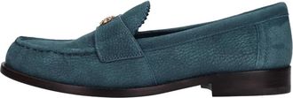 Tory Burch Perry Moccasins - Dames - Loafers - Blauw - 36 EU - Leer - Schoenen