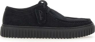 Clarks Torhill Lo Veterschoenen - Heren - Veterschoenen - Zwart - 44 EU - Leer - Schoenen