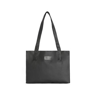 Freddy Shopping bag in similpelle con logo applicato