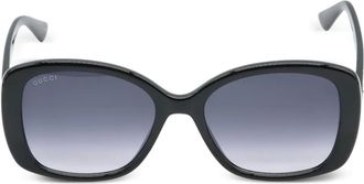 Gucci 2020s square-frame sunglasses - Black