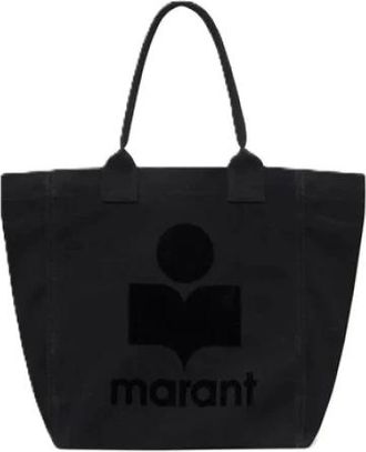 Isabel Marant Small Yenky - Dames - Shoppers - Zwart - ONE Size - Katoen - Tassen
