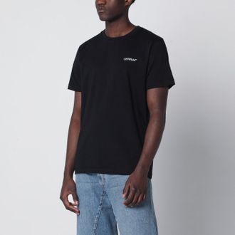 Off-white Black T-shirt with logo print