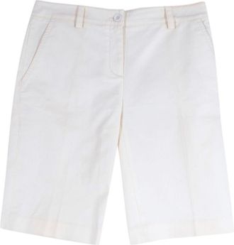 Dolce & Gabbana D&G White Cotton Shorts Size XXS