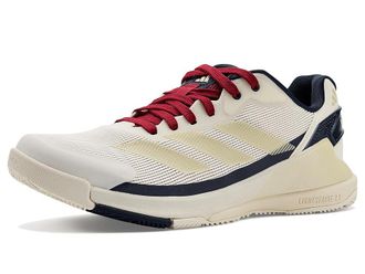 adidas Crazyquick Lightstrike Padel Shoes Womens Shoes Chalk White/Team Victory Red : 10.5 M, Synthetic/Textile