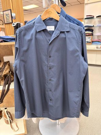Eton Mens Sport Shirt In Navy