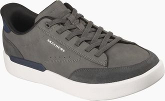 Skechers Mens Skechers Verloma Radical Mens Charcoal Synthetic / Suede Trainers - Grey - Size: 11