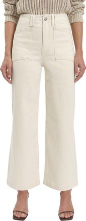 Daze Denim Valley Girl Raw Cut Wide Ankle Leg Jean