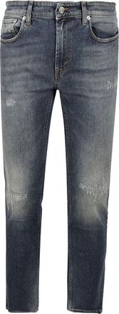 Department Five Skeith Pantalone 5 Tasche Super Slim - Heren - Slim Fit Jeans - Blauw - W33 - Katoen - Jeans
