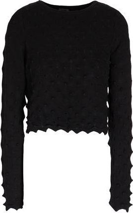 8 by YOOX VISCOSE BLEND 3D EFFECT KNITTED TOP