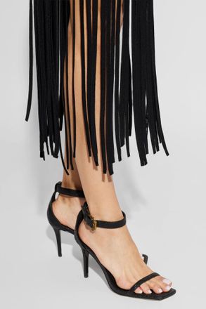 Versace Jeans Couture Heeled Sandals, Womens, Black