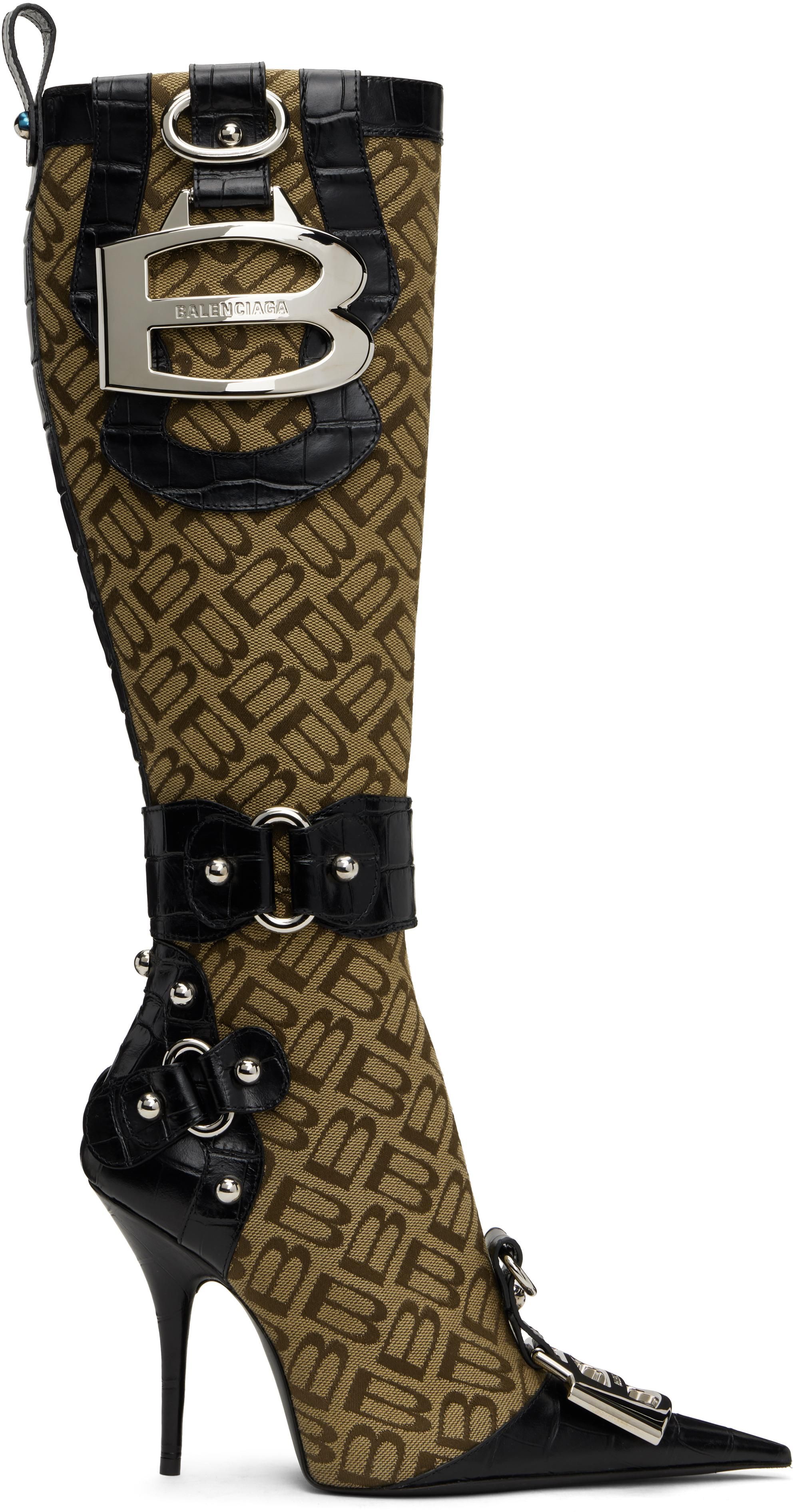 Balenciaga: Black Leather Boots now up to −56% | Stylight