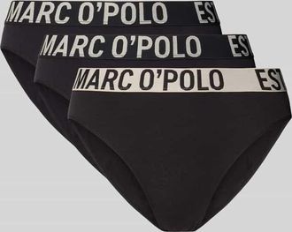 Marc O'Polo Slip aus Baumwoll-Mix im 3er-Pack in Black, Gr&ouml;&szlig;e XL