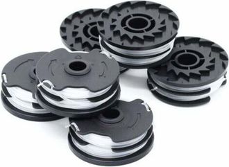 OEM Snq - Confezione Da 6 Bobine Di Filo Di Nylon Da 1,6 Mm Per Decespugliatori Parkside - Lunghezza 2 X 4 M - Taglio Efficiente E Durevole - 20-li