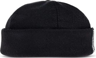 Moschino Cappello con banda logo - Nero