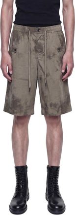 Andrea Ya'aqov Cupro Cotton Tie Dye Shorts