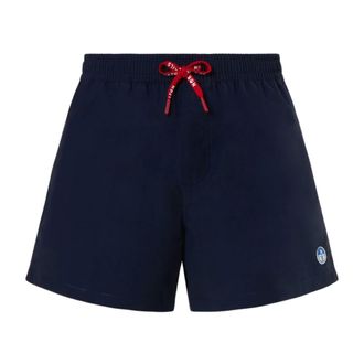 North Sails Heren, Badkleding, Blauw, Maat: S Katoen