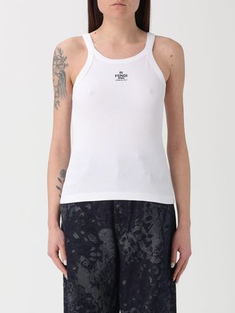 Fendi Canotta Fendi in cotone con logo