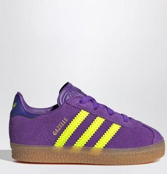 adidas Originals Gazelle Active Purple/Solar Yellow Sneaker with elasticated laces