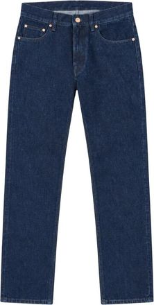 Aspesi Pantalones de Denim de Algod&oacute;n de Cintura Alta - Jeans - Hombre - Azul - W31