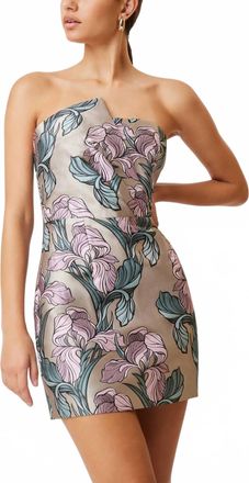 Elliatt Audrey Strapless Mini Dress In Floral