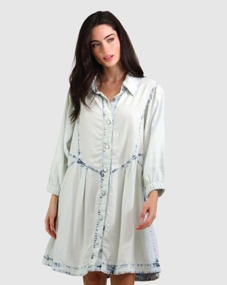 Belle & Bloom Supercut Denim Dress